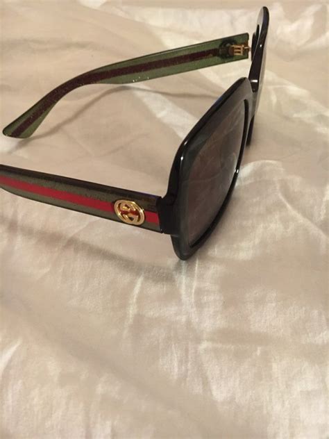 black gucci sunglasses with red stripe|black gucci sunglasses with rhinestones.